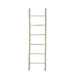 �chelle porte - serviettes 6 barres de s�chage bambou 190 x 50 x 3, 5 cm