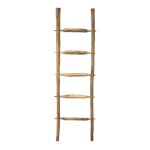 Échelle en teck démontable h200cm Échelle en teck démontable h200cm