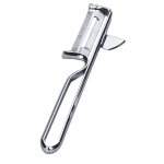 Économe à pivot en acier inoxydable argent Économe à pivot en acier inoxydable argent