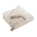 Edredon gaze de coton uni 150x150 cm Edredon gaze de coton uni 150x150 cm