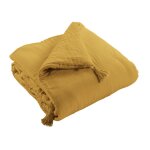 Edredon gaze de coton uni 150x150 cm Edredon gaze de coton uni 150x150 cm
