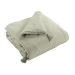 Edredon gaze de coton uni 150x150 cm Edredon gaze de coton uni 150x150 cm