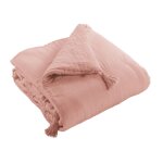 Edredon gaze de coton uni 150x150 cm Edredon gaze de coton uni 150x150 cm