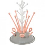 Egoutte biberons arbre rose Egoutte biberons arbre rose