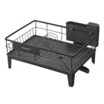 Égouttoir à vaisselle bec rotatif à 360° et extensible noir d'encre Égouttoir à vaisselle bec rotatif à 360° et extensible noir d'encre