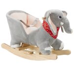 lphant  bascule en peluche  partir de 12 mois avec effet sonore