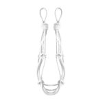 Embrasse pour rideau corde nouée - blanc Embrasse pour rideau corde nouée - blanc