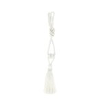 Embrasse pour rideaux à pompon - blanc Embrasse pour rideaux à pompon - blanc