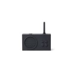 Enceinte bluetooth et radio en gomme gris anthracite Enceinte bluetooth et radio en gomme gris anthracite