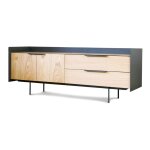Enfilade scandinave en bois beige Enfilade scandinave en bois beige