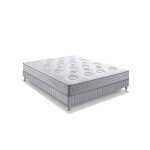 Ens 140x190 matelas h26 ressort ensachs, mi - ferme, sommier