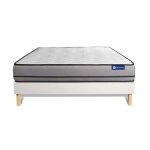Ensemble 140x190 cm sommier kit blanc Ensemble 140x190 cm sommier kit blanc
