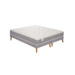 Ensemble 160x200 matelas ressorts ensachs trs ferme h23 + 2 sommiers