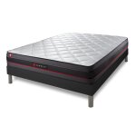 Ensemble 160x200 mmoire de forme - sommier kit