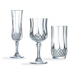 Ensemble 18 pices, verres  pied et verres