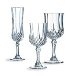 Ensemble 18 verres  pied et fltes