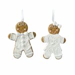 Ensemble 3 d�corations � suspendre forme de canne verre et plastique