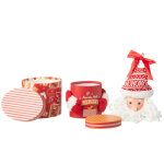 Ensemble de boites en carton en forme de père noël 40 cm Ensemble de boites en carton en forme de père noël 40 cm