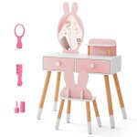 Ensemble coiffeuse et tabouret pour enfants