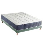 Ensemble matelas ressort 7 zones et mémoire forme sommier 160x200 Ensemble matelas ressort 7 zones et mémoire forme sommier 160x200