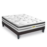 Ensemble matelas à ressorts ensachés et sommier en kit 160x200 Ensemble matelas à ressorts ensachés et sommier en kit 160x200
