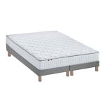 Ensemble matelas ressorts sommier gris chine 160x200 Ensemble matelas ressorts sommier gris chine 160x200