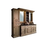 Ensemble de meuble de salle de bain double vasque + 1 colonne g
