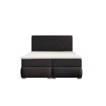 Ensemble sommier et matelas en velours noir 140x200