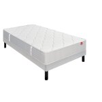 Ensemble sommier tapissier et matelas ressorts 70 x 190 cm Ensemble sommier tapissier et matelas ressorts 70 x 190 cm
