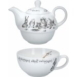 Ensemble théière et tasse porcelaine fine blanc et noir Ensemble théière et tasse porcelaine fine blanc et noir