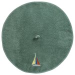 Essuie - mains en coton 380 g / m² vert eucalyptus rond Essuie - mains en coton 380 g / m² vert eucalyptus rond