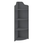 Étagère d'angle pour salle de bain bois marron 90 x 28 x 28 cm Étagère d'angle pour salle de bain bois marron 90 x 28 x 28 cm