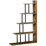 tagre bibliothque style industriel en escalier 5 tagres