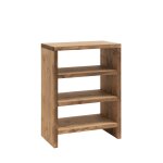 �tag�re � chaussures en bois de sapin vieilli 80x60cm