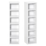 tagre colonne lot de 2 blanc