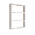 Etagre murale 3 tablettes h60 cm - blanc
