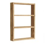 Etagre murale 3 tablettes h60 cm - effet pin atlantique