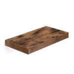 tagre murale 40 x 20 x 4 cm effet bois marron