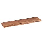 Etag�re murale bord naturel en acacia massif l90cm
