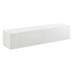 tagre murale design meuble blanche 140 x 33 x 30 cm