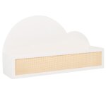 Etagre murale nuage blanc et imitation cannage