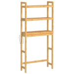 tagre wc 3 niveaux avec tagre rglable beige naturel