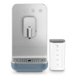 Expresso broyeur compact bleu orage + carafe  lait smeg