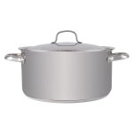 Faitout en acier inoxydable, d24 cm, compatible induction Faitout en acier inoxydable, d24 cm, compatible induction