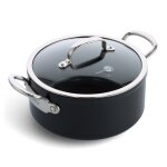 Faitout barcelona pro 24 cm noir en cramique