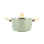 Faitout en revtement cramique 20cm cladon - tous feux
