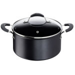 Faitout tempra antiadhésif 20 cm noir en aluminium Faitout tempra antiadhésif 20 cm noir en aluminium