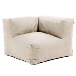 Fauteuil d'angle pour canapé modulable beige Fauteuil d'angle pour canapé modulable beige