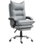 Fauteuil de bureau direction inclinable repose - pied intgr gris