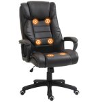 Fauteuil bureau ergonomique dossier à bascule synthétique brun Fauteuil bureau ergonomique dossier à bascule synthétique brun